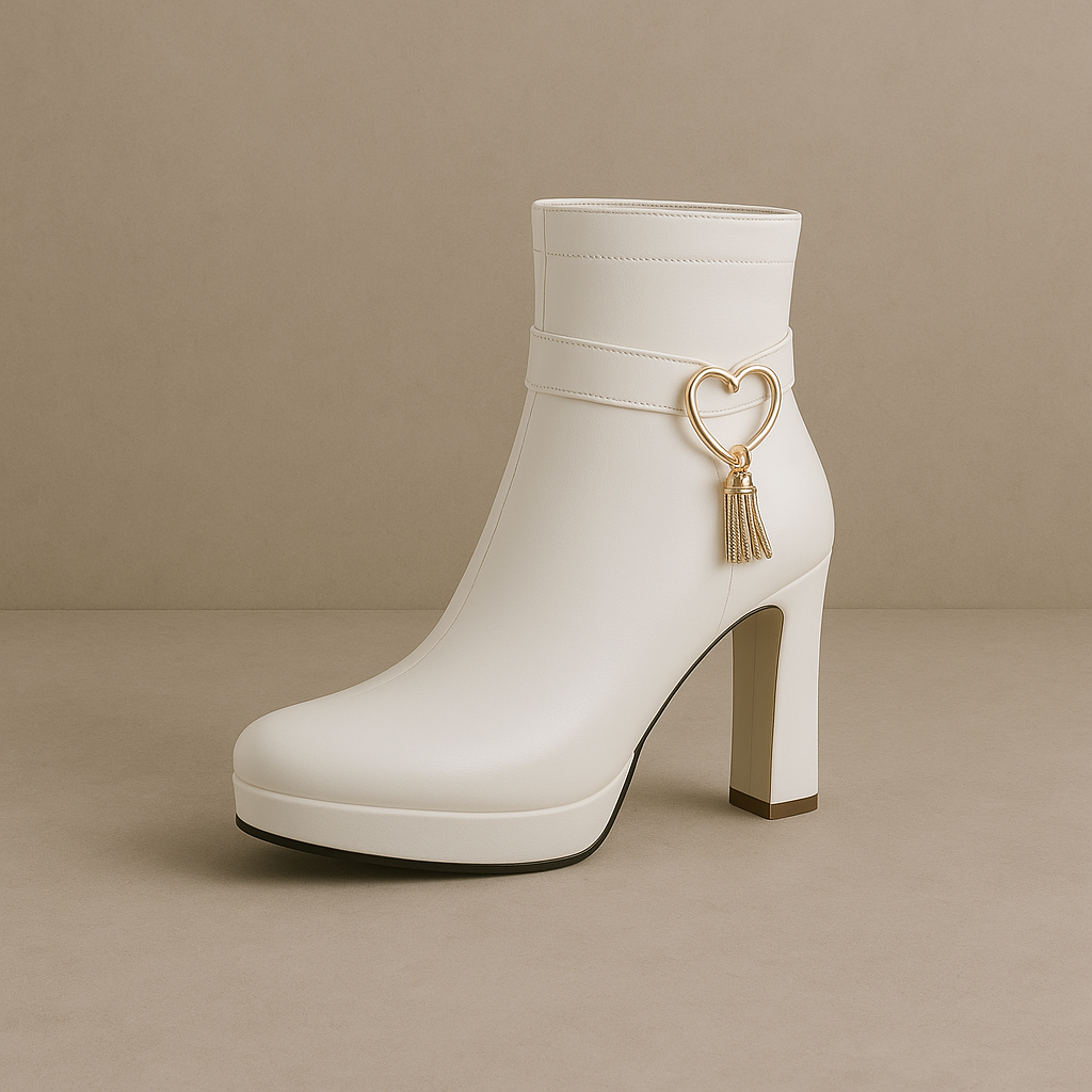 Bottines <br> Blanches