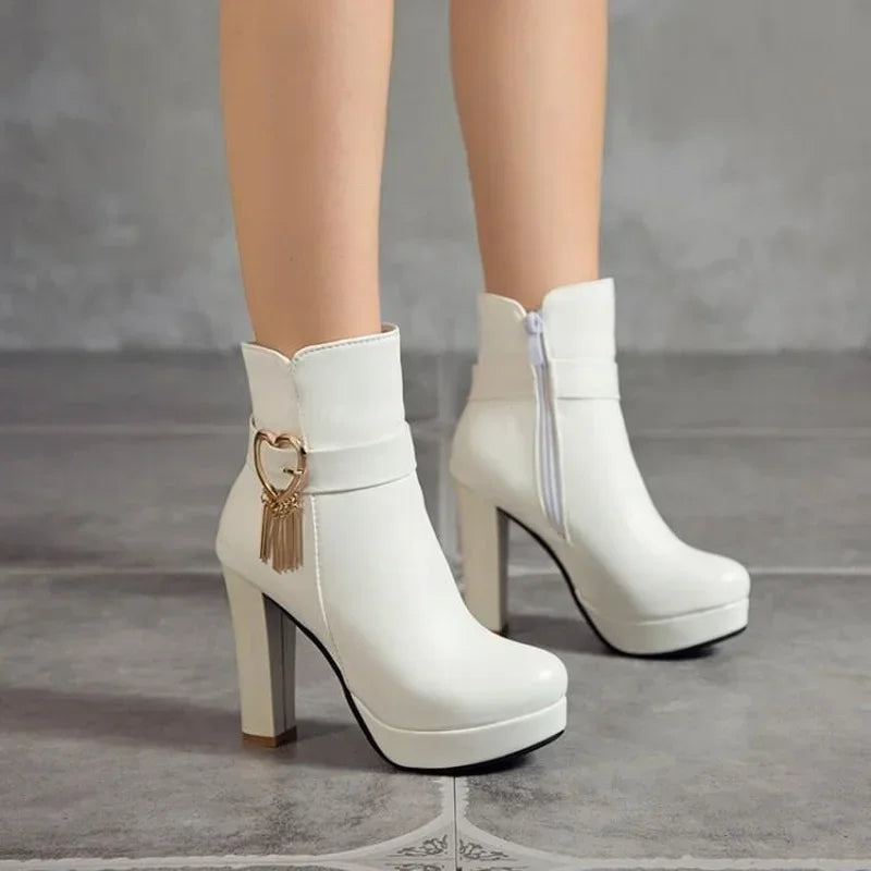 Bottines <br> Blanches