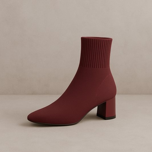 Bottines <br> Bordeaux