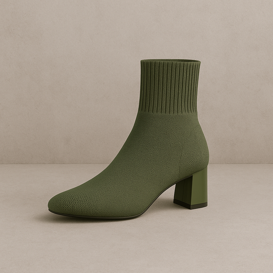 Bottines Femme <br> Kaki