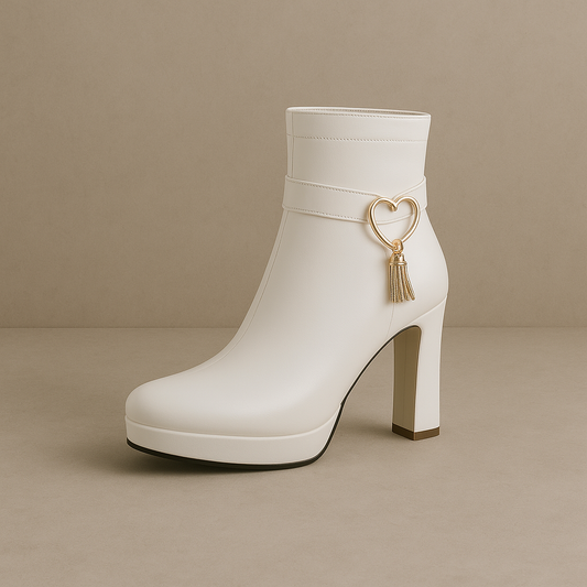Bottines <br> Blanches