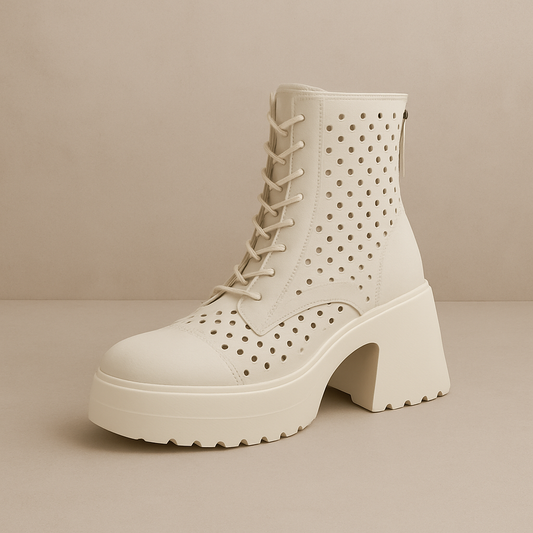 Bottines <br> Beige