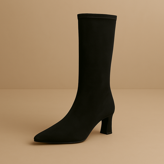 Bottines <br> Daim Noir