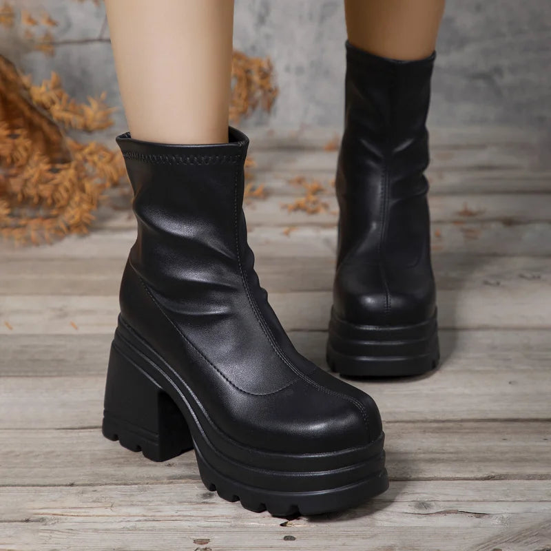 Bottines Femme <br> Talon Carré