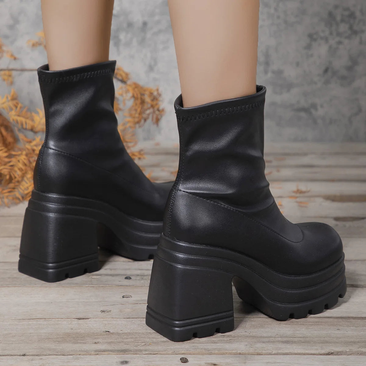 Bottines Femme <br> Talon Carré
