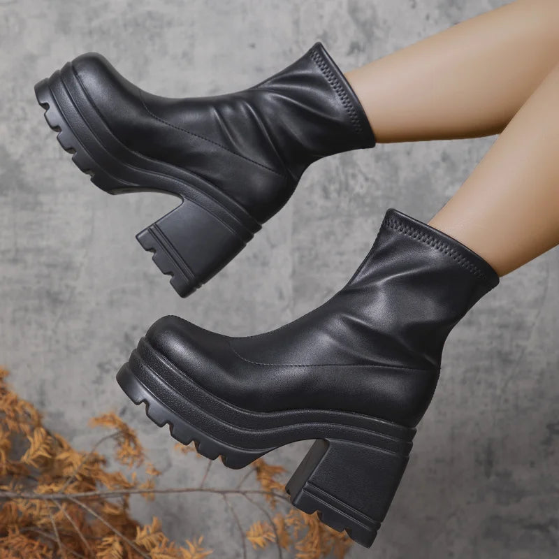 Bottines Femme <br> Talon Carré