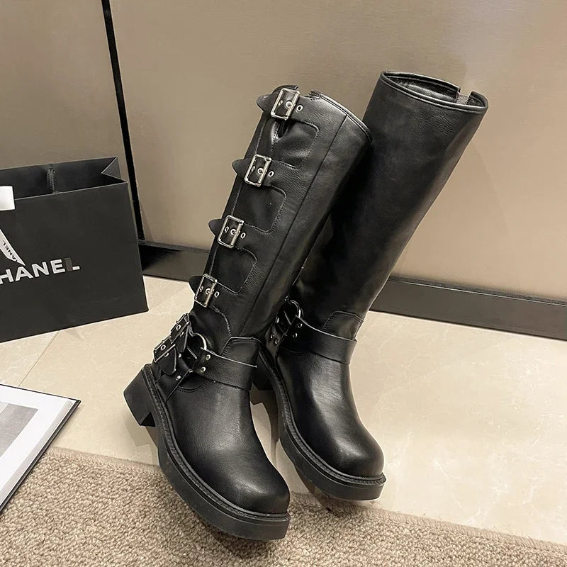 Bottine Femme <br> Plate Noir
