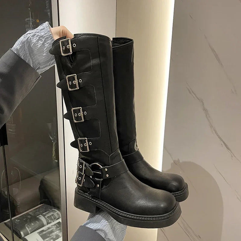 Bottine Femme <br> Plate Noir